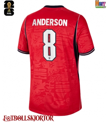 England Elliot Anderson #8 Bortatröja VM 2026 Kortärmad
